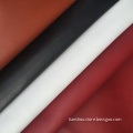 Genuine leather hand feeling backing thin leather upholstery fabric